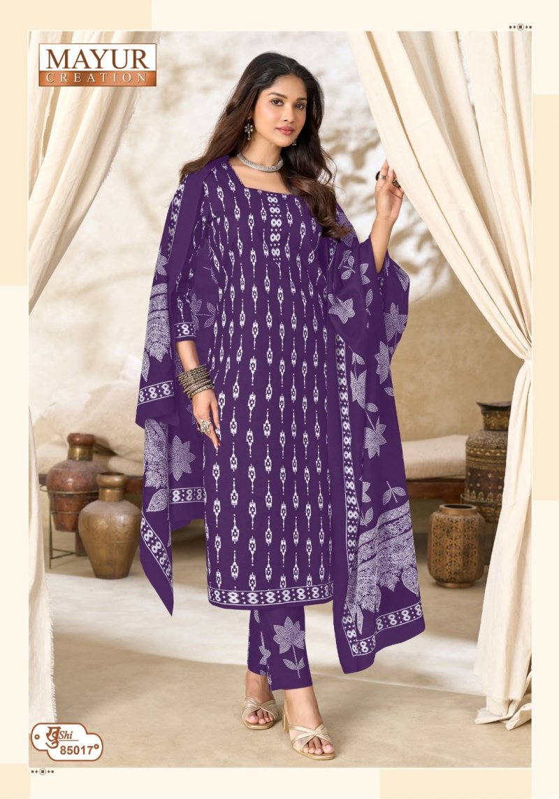 Khushi Vol 85 By Mayur Cotton Printed Dress Material 
